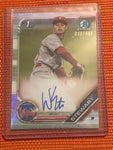 2019 Bowman Phillies Will Stewart Chrome Prospect Auto Refractor #'d 377/499