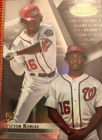 2018 Topps Gold Label #97 Nationals Victor Robles RC