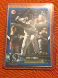 2018 Bowman Josh Stowers Blue Paper /150 New York Yankees