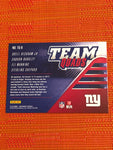 Barkley Beckham Manning Shepard 2018 Contenders Team Quads New York Giants