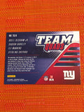 Barkley Beckham Manning Shepard 2018 Contenders Team Quads New York Giants