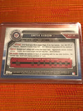 Bowman 2019 Chrome base of Washington Nationals Carter Kieboom