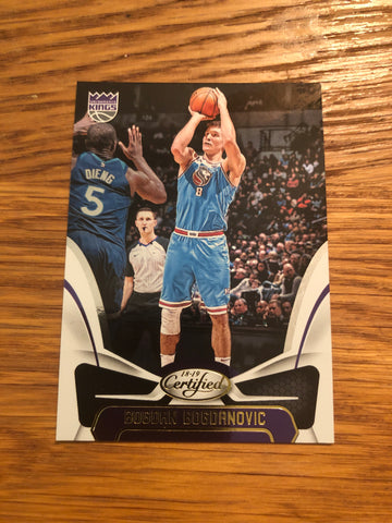 BOGDAN BOGDANOVIC 2018/19 Panini CERTIFIED * BASE CARD * #59 KINGS