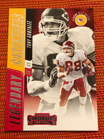 2018 Contenders Football Legendary Contenders #LC-TG Tony Gonzalez