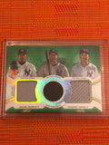 2018 Topps Triple Threads Gold Relic Patch Chapman Sanchez Tanaka Yankees /18