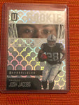 2019 Panini Unparalleled Rookie Focus Groove #RF-JJ Josh Jacobs Oakland Raiders
