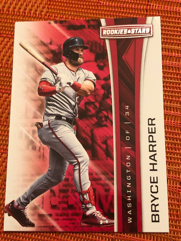 2018 Panini Chronicles Rookies and Stars #9 Bryce Harper Washington Nationals