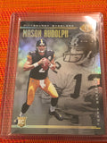 MASON RUDOLPH TERRY BRADSHAW 2018 PANINI ILLUSIONS (#28) STEELERS ROOKIE CARD