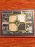 2019 TOPPS MUSEUM - HOSMER/MYERS/KINSLER/URIAS - QUAD RELIC - PADRES - 5/25