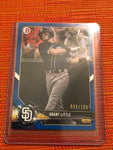 GRANT LITTLE 2018 BOWMAN CHROME DRAFT BLUE REFRACTOR /150