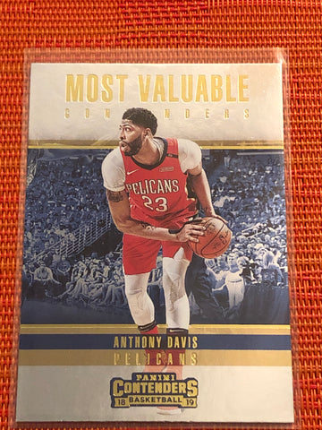 Anthony Davis 2018-19 Panini Contenders Most Valuable Contenders #3