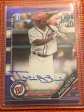 2019 Bowman Chrome TELMITO AGUSTIN Autograph /250 Purple Refractor Auto CPA-TA