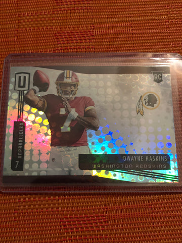 2019 Panini Unparalleled Football #214 Dwayne Haskins RC