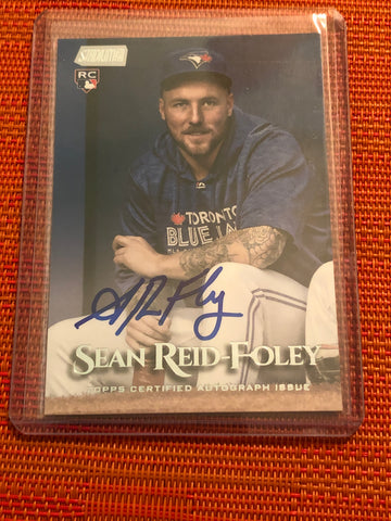 2019 Topps Stadium Club Base Auto #SCA-SR Sean Reid-Foley