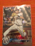 2018 Topps Chrome Refractor Trea Turner Nationals