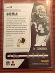 2019 Absolute Spectrum Green #60 Josh Norman Washington Redskins 12/25