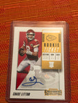 Chase Litton 2018 Panini Contenders Rookie Tick. Auto Chiefs Autograph