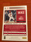 2018 PANINI CHRONICLES VICTOR ROBLES STUDIO ROOKIE #10 NATIONALS ROOKIE CARD RC