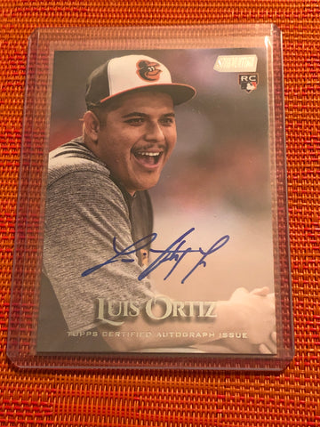 2019 Topps Stadium Club - Luis Ortiz RC #SCA-LO - Auto - Baltimore Orioles