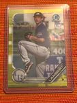 2019 Bowman Chrome Prospects Yellow Refractor/75 #BCP-136 Peter Lambert Rookie