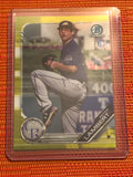 2019 Bowman Chrome Prospects Yellow Refractor/75 #BCP-136 Peter Lambert Rookie