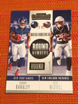 2018 Contenders ROUND NUMBERS # 1 Saquon Barkley Sony Michael