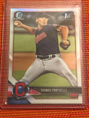 2018 Bowman Draft Chrome Refractor #BDC-42 Thomas Ponticelli