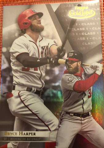 2018 Topps Gold Label #3 Bryce Harper - NM-MT
