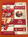 2018 Contenders Rookie of the Year  #15  DANTE PETTIS   49ERS