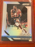 2018-19 Panini Prizm Silver Refractor Patrick Ewing #105 NEW YORK KNICKS