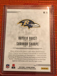 2018 Panini Illusions #13 Hayden Hurst Shannon Sharpe Baltimore Ravens
