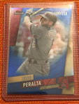 2019 Topps Finest David Peralta BLUE #/150