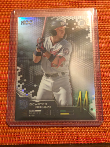 2019 Bowman Chrome Scouts Top 100 #BTP44 Carter Kieboom