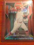 2019 PANINI PRIZM HARRISON BADER #143 TIER II RED MOJO SP /299 CARDINALS