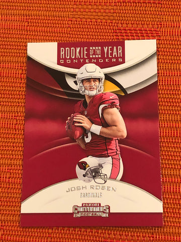 2018 Contenders Rookie of the Year  #6  JOSH ROSEN   CARDINALS