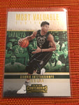 GIANNIS ANTETOKOUNMPO 2018-19 Panini MOST VALUABLE CONTENDERS INSERT #4 Bucks