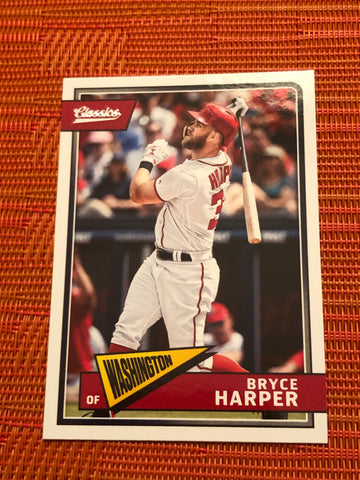 2018 Panini Chronicles Classics #21 Bryce Harper Washington Nationals Card