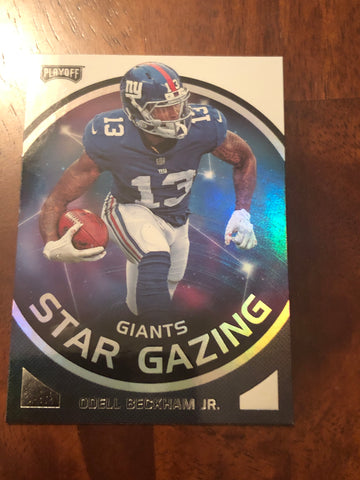 2018 Panini Playoff Star Gazing #1 Odell Beckham Jr. - New York Giantsp