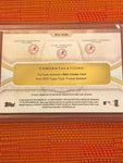 2018 Topps Triple Threads Gold Relic Patch Chapman Sanchez Tanaka Yankees /18