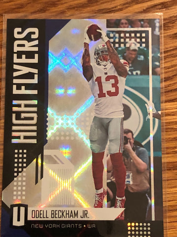 2018 PANINI UNPARALLELED ODELL BECKHAM JR NEW YORK GIANTS #O8 BASE