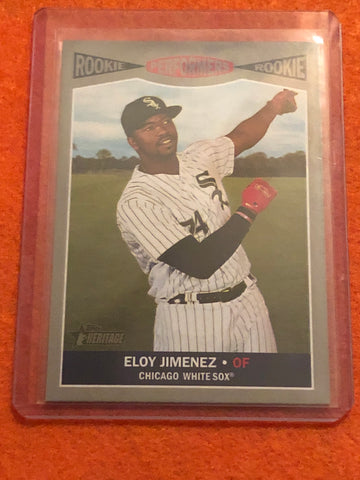 2019 Topps Heritage High Number Eloy Jimenez Rookie Performers RC #RP-7