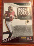 2019 Panini Unparalleled Rookie Focus Groove #RF-DH Dwayne Haskins Football Card