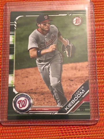 CARTER KIEBOOM- 2019 BOWMAN CAMO BP-98 - Mint - NATIONALS