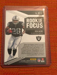 2019 Panini Unparalleled Rookie Focus Groove #RF-JJ Josh Jacobs Oakland Raiders