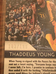 2018-19 Panini Prizm BLUE PRIZM 103/199 Thaddeus YoungPACERS