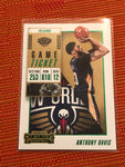 ANTHONY  DAVIS 2018 -19  CONTENDERS GAME Tick. GREEN PARALLEL RETAIL EXCLUSIVE