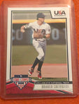 2019 Panini Stars & Stripes Baseball Base #10 Braden Shewmake Braves