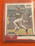 2019 Panini USA Baseball Stars & Stripes #93 CJ Abrams 18U National Team Rookie Padres