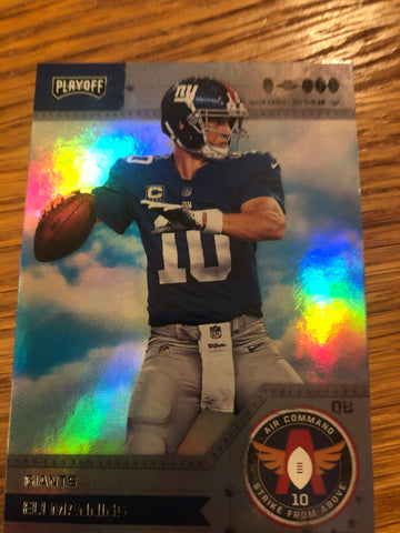 2018 Panini Playoff Air Command #7 Eli Manning - New York Giants