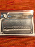 2018 Bowman Draft Chrome Refractor #BDC-105 Ford Proctor Tampa Bay Rays Card